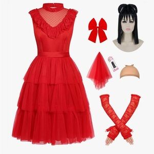 Cosplay Lydia Dietz Beetlejuice wedding dress Halloween costume